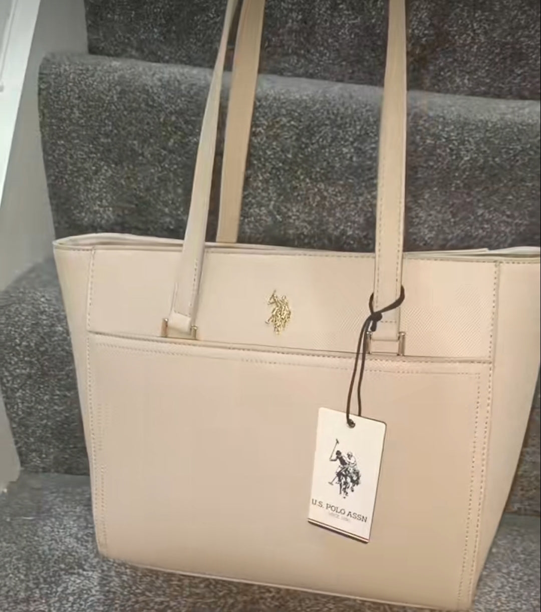Beige U.S. Polo Assn. Bag