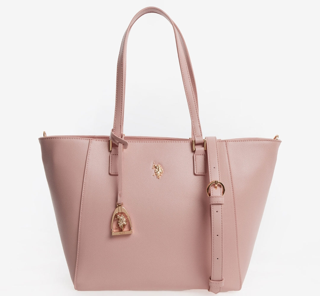 US Polo Assn Pink Jones Shopping Tote Bag RRP £120.00