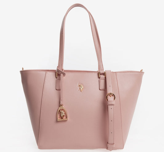 US Polo Assn Pink Jones Shopping Tote Bag RRP £120.00
